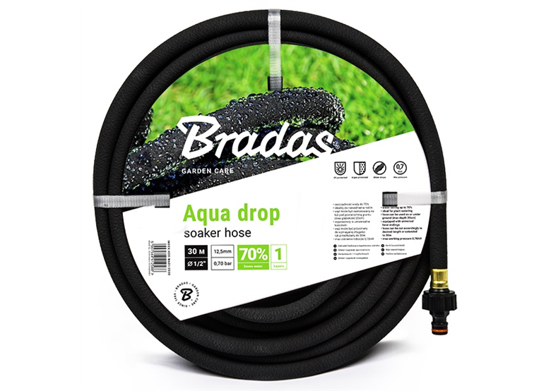 Wąż nawadniający 1/2", 15m Bradas AQUA-DROP
