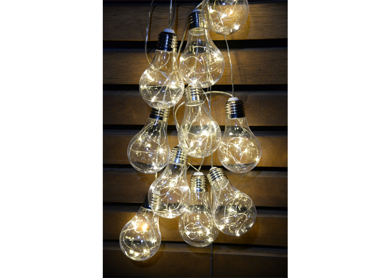 Lampki LED żarówki EDISON z łezkami wewnątrz Bulinex 10-045