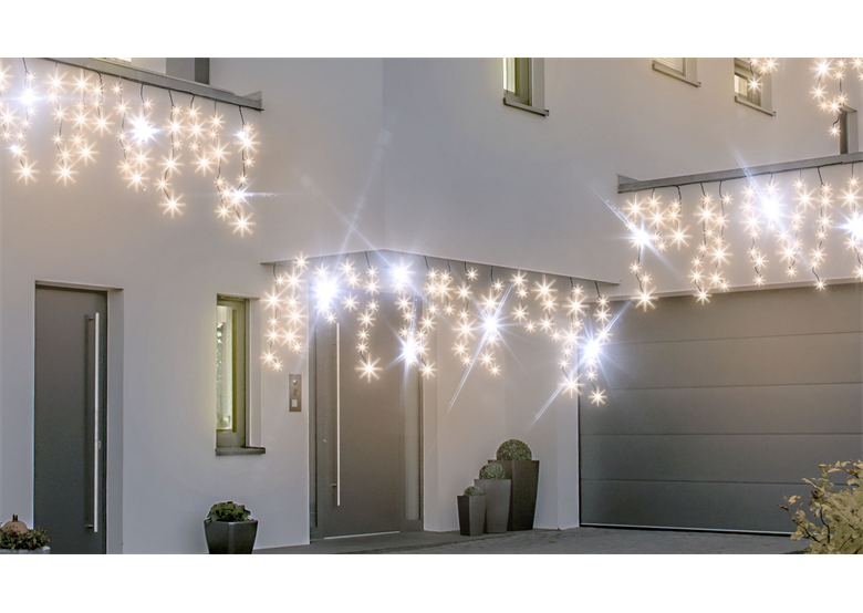 Kurtyna świetlna LED, sople, efekt Flesz Bulinex 13-568