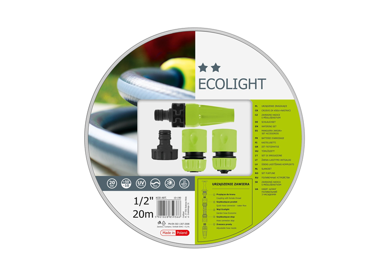 Zestaw zraszający Ecolight 20m 3/4" Cellfast 10-192