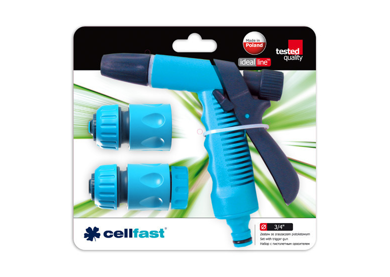 Zestaw ze zraszaczem pistoletowym 3/4" Cellfast BASIC 50-530