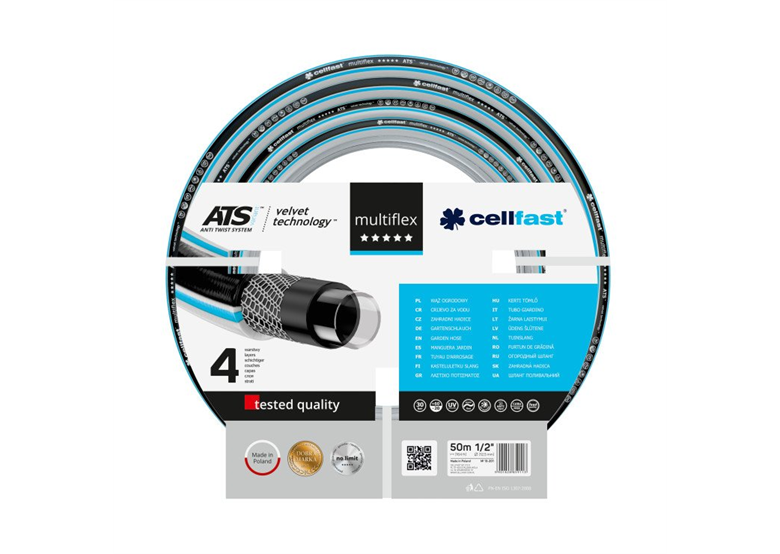 Wąż ogrodowy multiflex ats vt 1/2'' 50mb Cellfast C 13-201