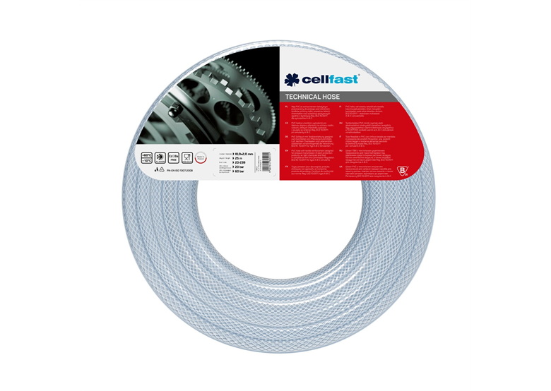 Wąż zbrojony techniczny 10,0 mm x 2,0 mm 25 mb Cellfast C 20-239