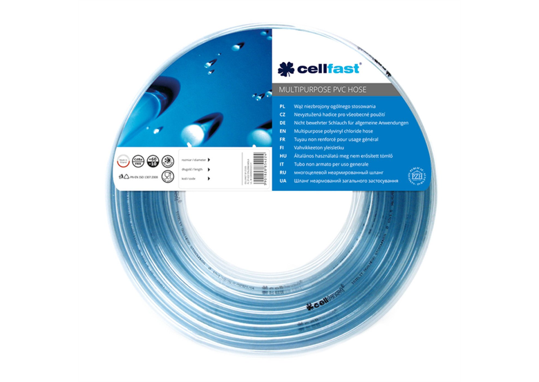 Wąż niezbrojony ogólnego stosowania 6,0 mm x 1,0 mm 50 mb Cellfast C 20-422