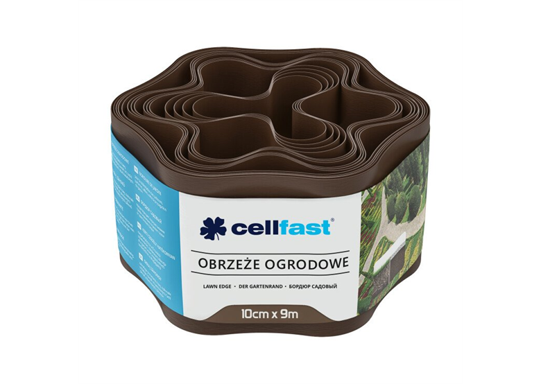 Obrzeże ogrodowe brązowe 10cm*9m Cellfast C 30-011