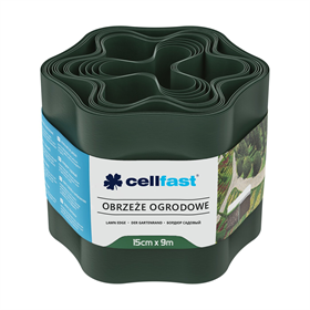 Obrzeże ogrodowe ciemnozielone 15 cm x 9 m Cellfast C 30-022H