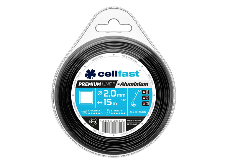 Żyłka tnąca PREMIUM - kwadrat  2,0 mm x 15 m Cellfast C 35-042