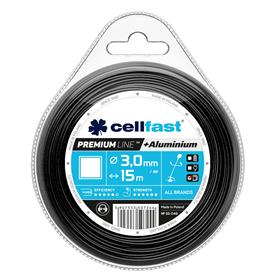 Żyłka tnąca PREMIUM - kwadrat  3,0 mm x 15 m Cellfast C 35-046