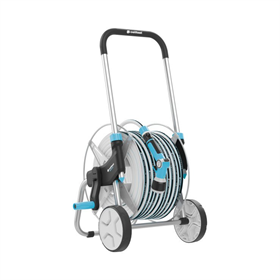 Wózek z wężem 1/2" 25m i zraszaczem Cellfast EXPLORER