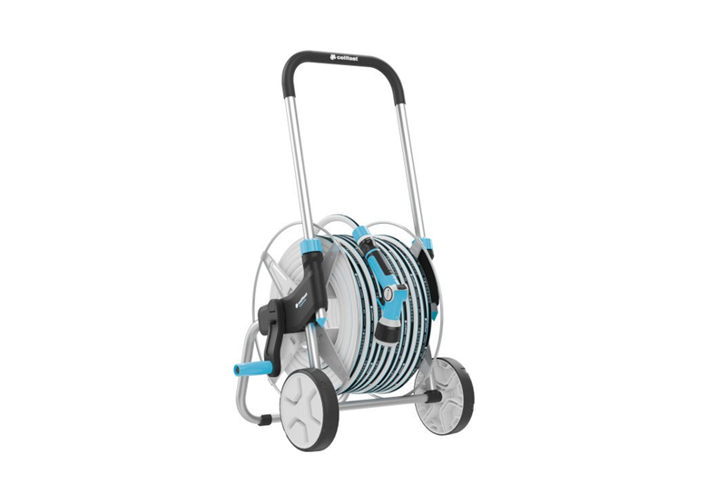 Wózek z wężem 1/2" 25m i zraszaczem Cellfast EXPLORER