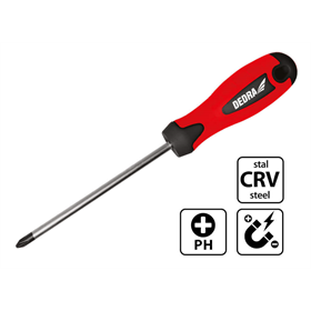Wkrętak krzyżowy Phillips PH1x100mm, CrV Dedra 06A013
