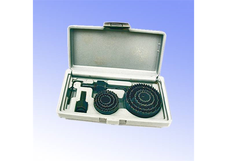 Zestaw otwornic puszkowych do drewna 8 sztuk 19-64 mm Dedra 0791