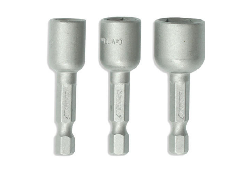 Zestaw nasadek magnetycznych 3szt: 8,10,13x48mm, 1/4"" Dedra 18A09S1