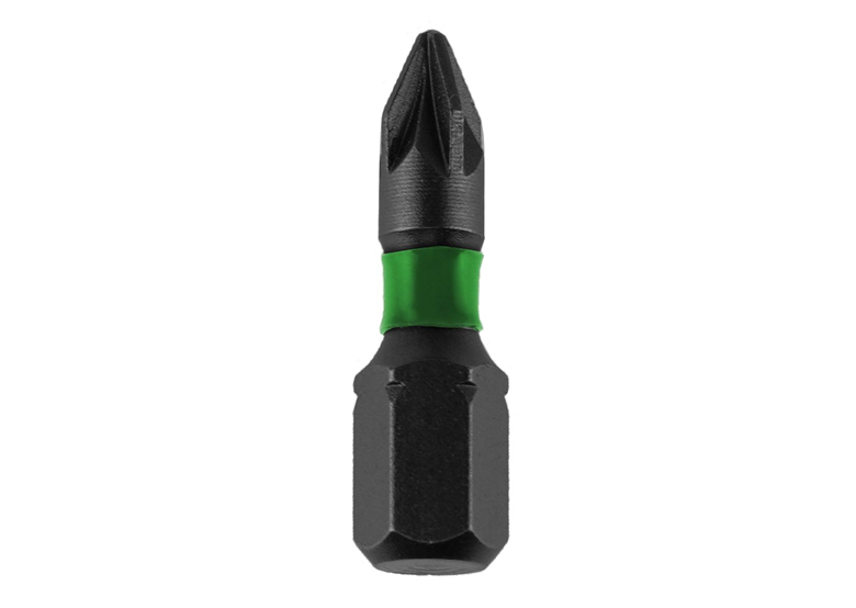 Końcówki wkrętakowe udarowe PZ3x25mm, 2szt. Dedra 18A51PZ30-02