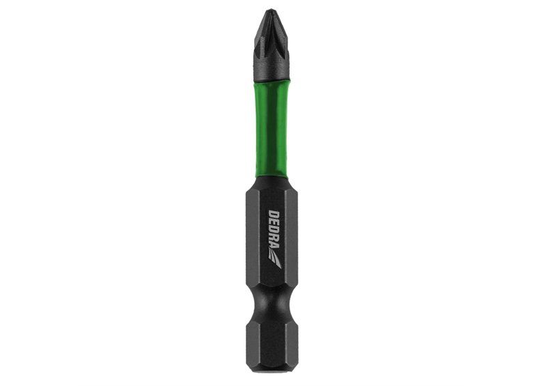 Końcówki wkrętakowe udarowe PZ3x50mm, 2szt. Dedra 18A61PZ30-02