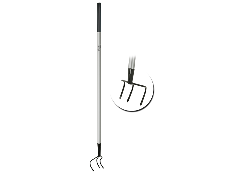 Trójząb ogrodowy trzonek metalowy, dł. 128cm Dedra 80B072