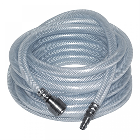 Wąż 7,5m powietrza zbrojony PVC 9,5x15mm szybkozłączki Dedra A535104