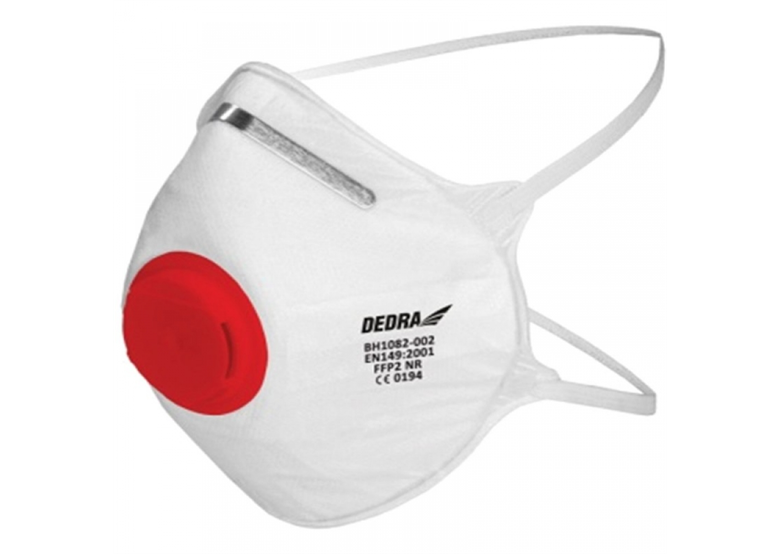 Półmaska przeciwpyłowa z 1 zaworkiem FFP2, 2szt, CE Dedra BH1082-002