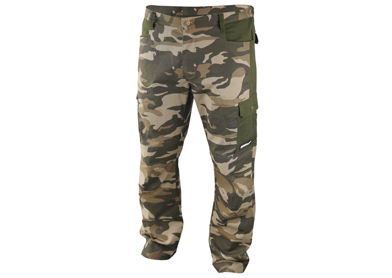 Spodnie moro rozm.XXL, bawełna+elastan, 240g/m2 Dedra BH43SP-XXL