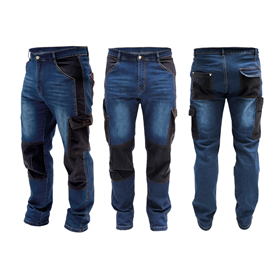Spodnie jeans rozm.M, denim 280g/m2 Dedra BH45SP-M