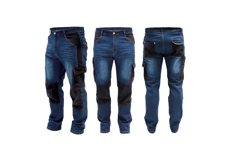 Spodnie jeans rozm.S, denim 280g/m2 Dedra BH45SP-S