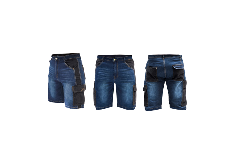 Szorty jeans rozm.XL, denim 280g/m2 Dedra BH45ST-XL