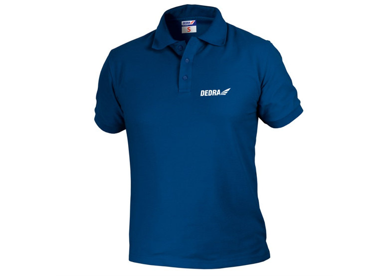 Koszulka męska polo XL, granatowa Dedra BH5PG-XL