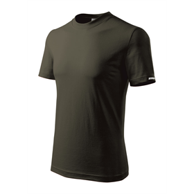 Koszulka męska T-shirt XL, kolor army, 100% bawełna Dedra BH5TA-XL