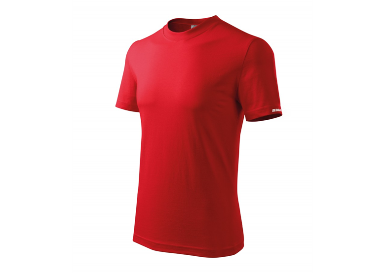 Koszulka męska T-shirt L, czerwona, 100% bawełna Dedra BH5TC-L