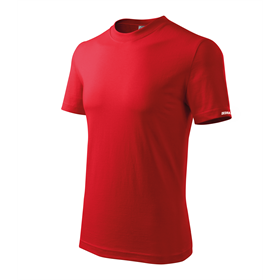 Koszulka męska T-shirt XXXL, czerwona, 100% bawełna Dedra BH5TC-XXXL