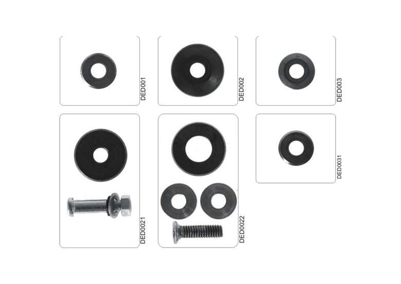 Kółko do m,glazur,śr,22mm gr,2mm +śruba Dedra DED0021