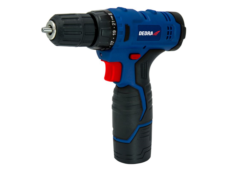 Wiertarko-wkrętarka 12V, 1X1, 5Ah Li-ion, karton Dedra DED7874