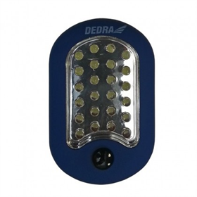 Latarka led 24 + 3 owalna z bateriami Dedra DEDL1001