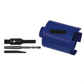 Diamentowe wiertło otworowe do betonu, gresu, kamienia średnica 82 mm długość 75 mm Dedra H1222