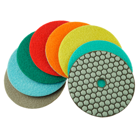 Dysk polerski gr.0050 diament.śr.125mm, praca na sucho Dedra H12H0050