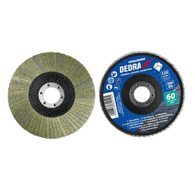 Ściernica listkowa diamentowa 125x22mm gr.60 Dedra H12L0060