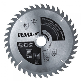Stalowa piła tarczowa do drewna 140x20mm Z24 Dedra H14024