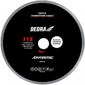 Tarcza diamentowa 125mm/22.2mm Dynamic Dedra HP2102