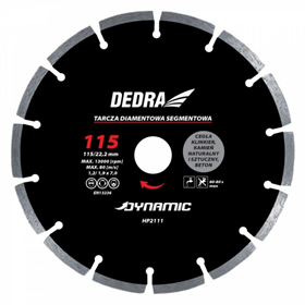 Tarcza segmentowa 250mm/25.4mm Dynamic Dedra HP2117E