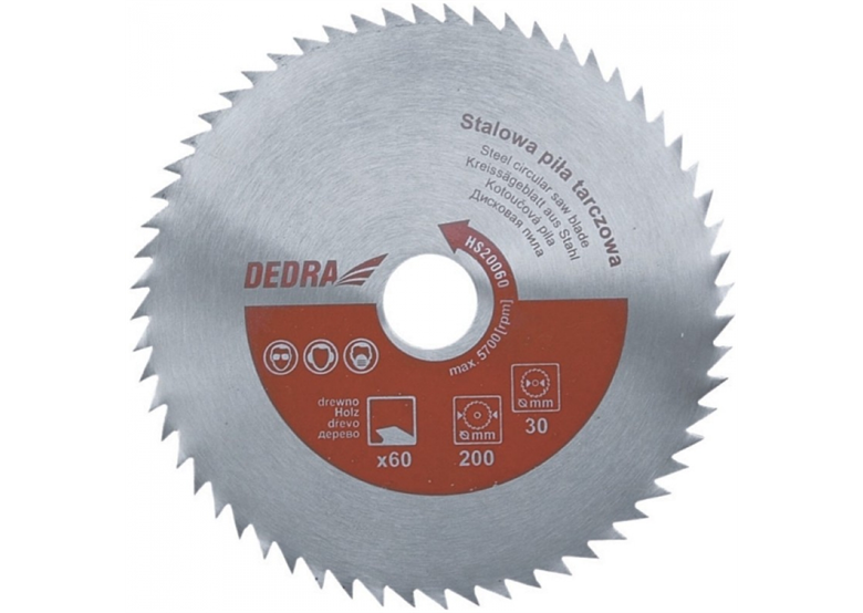 Stalowa piła tarczowa do drewna 140x20mm Z60 Dedra HS14060