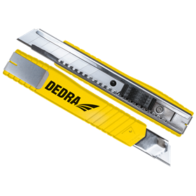 Nóż 18mm metalowy, ostrze odłamywane Dedra M9009