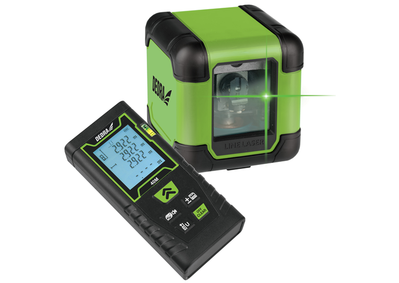 Laser krzyżowy z dalmierzem laserowym Dedra MC0920