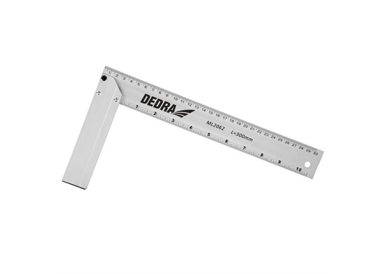 Kątownik budowlany 350x160mm, aluminiowy Dedra ML2063
