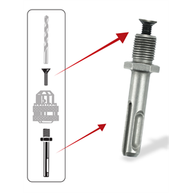 Adapter SDS plus 1/2"" 20UNF Dedra YKS009