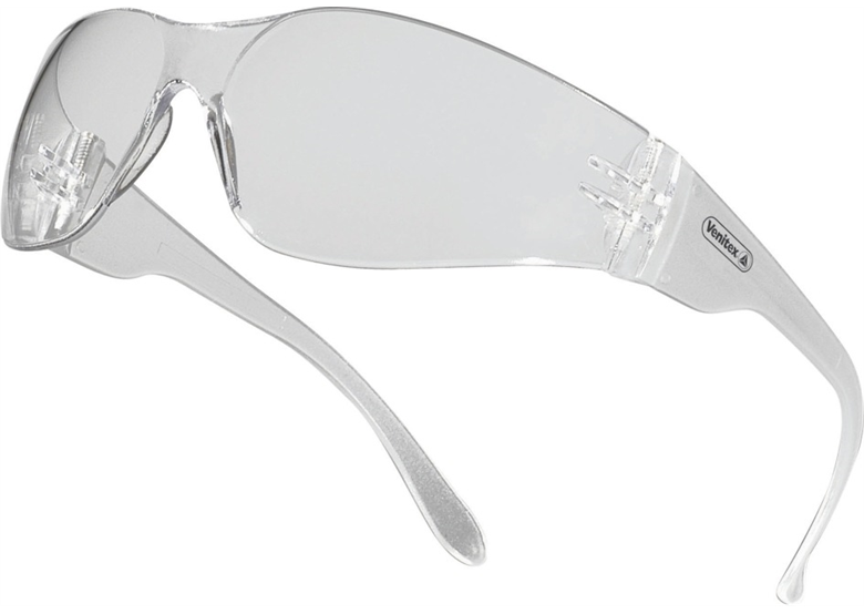 Okulary z poliwęglanu bezbarwne UV400 DeltaPlus Venitex BRAVA