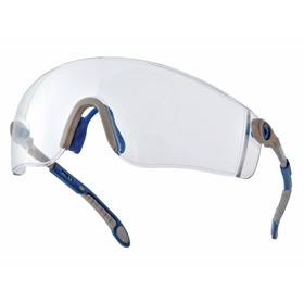 Okulary z poliwęglanu szaro-niebieskie UV400 DeltaPlus Venitex LIPARI2