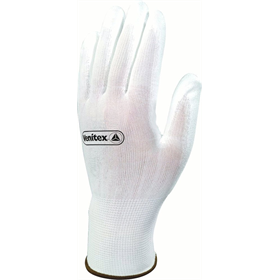 Rękawice dziane z polamidu powlekane poliuretanem białe rozmiar 8 DeltaPlus Venitex VE702