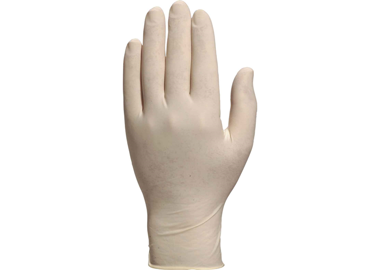 Rękawice z lateksu niepudrowane opakowanie 100 sztuk rozmiar 9 DeltaPlus Venitex VENICLEAN 1340