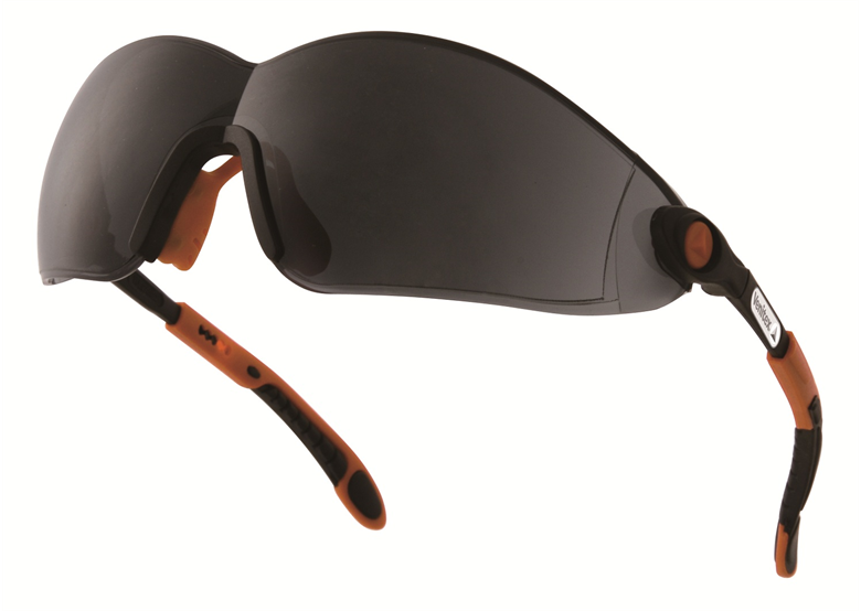 Okulary z poliwęglanu pomarańczowo-czarne UV400 DeltaPlus Venitex VULCANO2