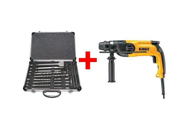 Młotowiertarka z zestawem wierteł i grotów DeWalt D25103K